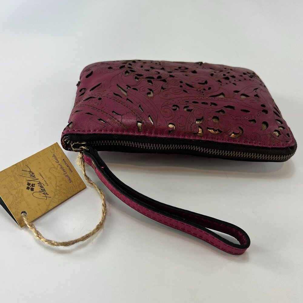 NWT Patricia Nash Cassini Leather Wristlet Clutch - Picture 10 of 14